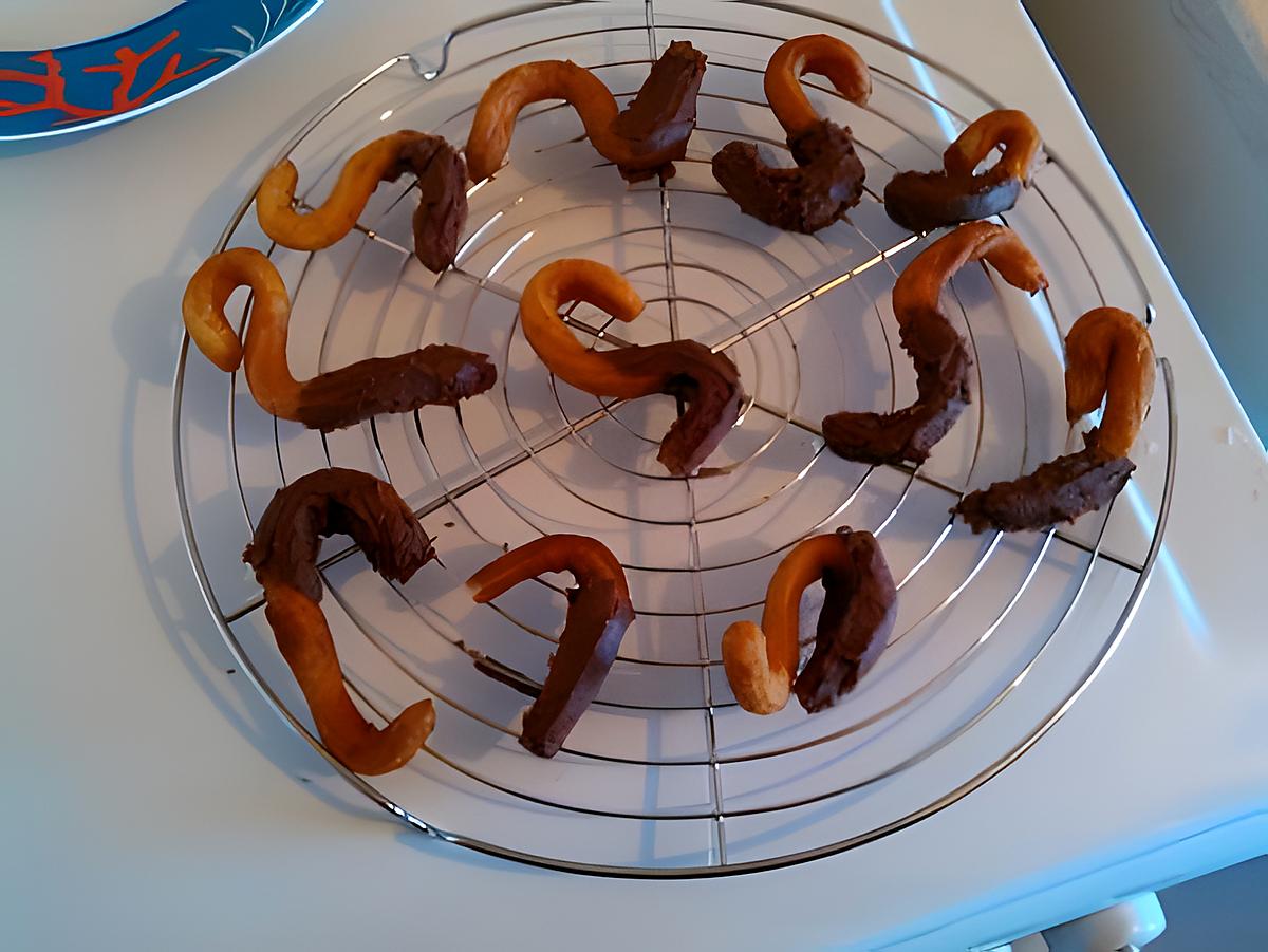 recette churros au miel enrobé nutella