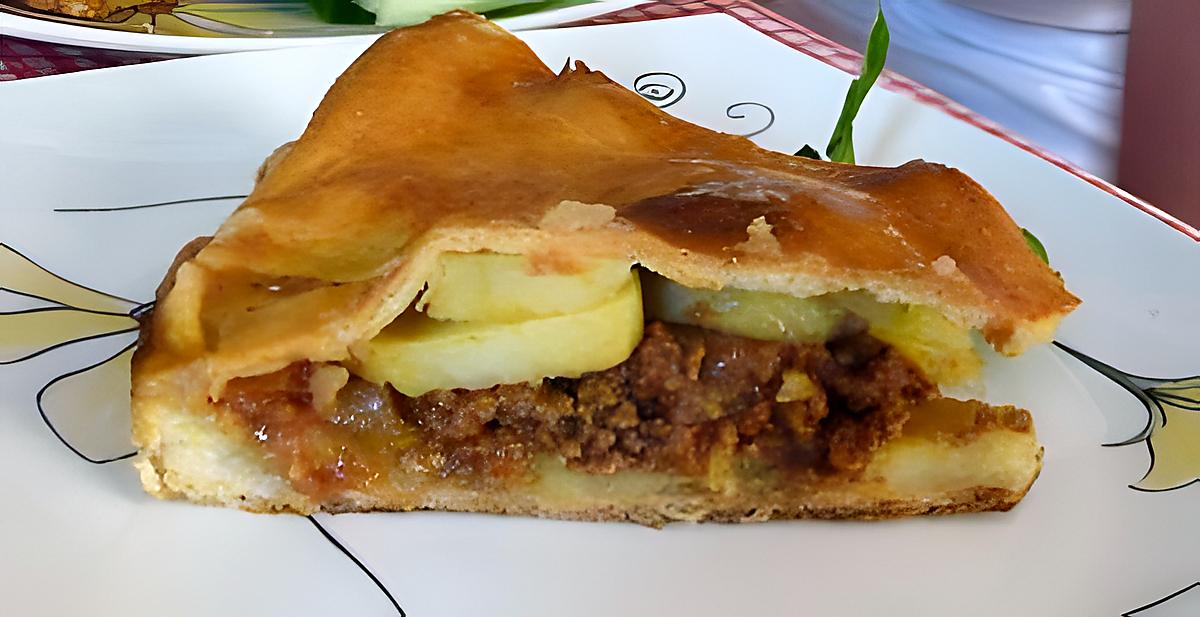 recette Tourte pomme de terre/viande hachée