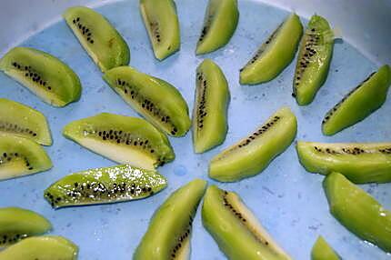 recette Tatin de kiwis, pommes et écorces d'orange