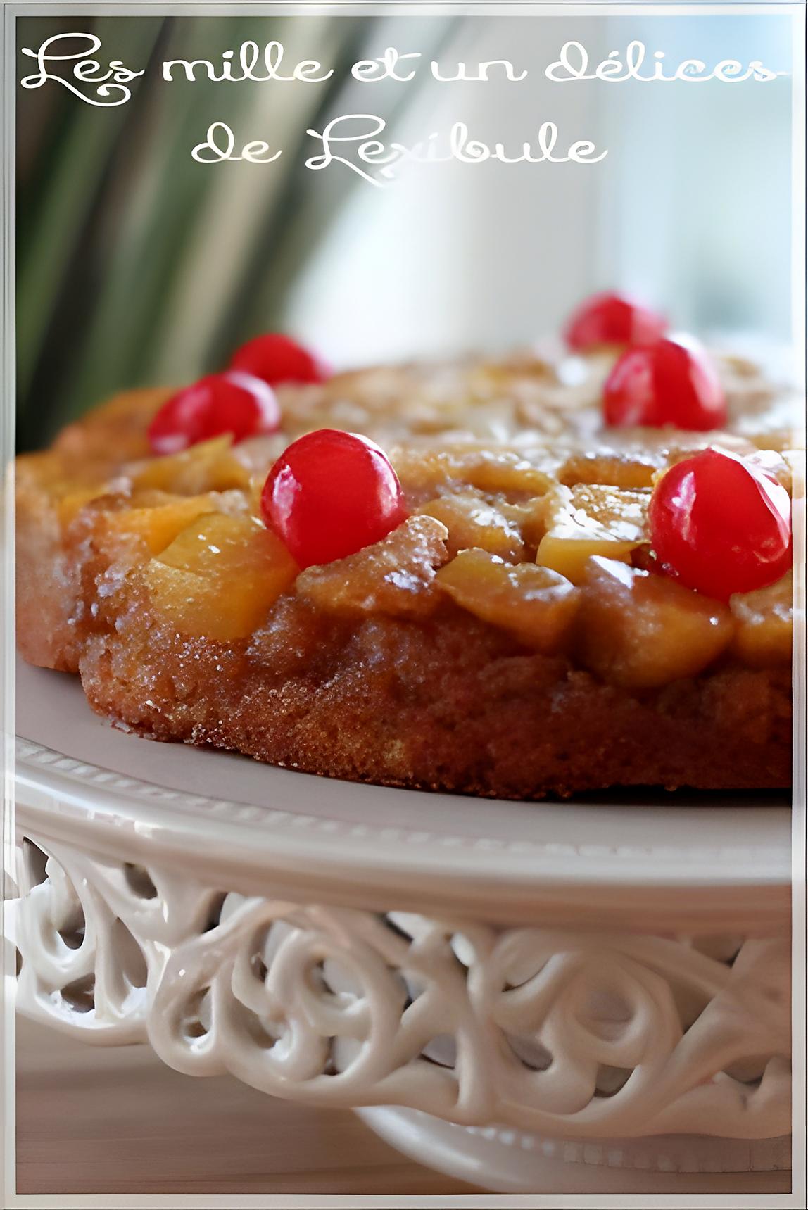 recette ~Gâteau renversé à l'ananas~