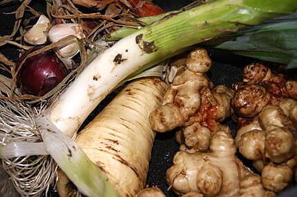 recette Soupe topinambour, panais, carottes