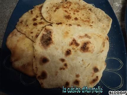 recette Naans ( pain indiens )