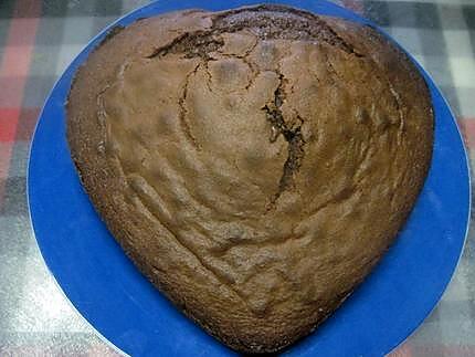 recette Gâteau au chocolat. St Valentin.