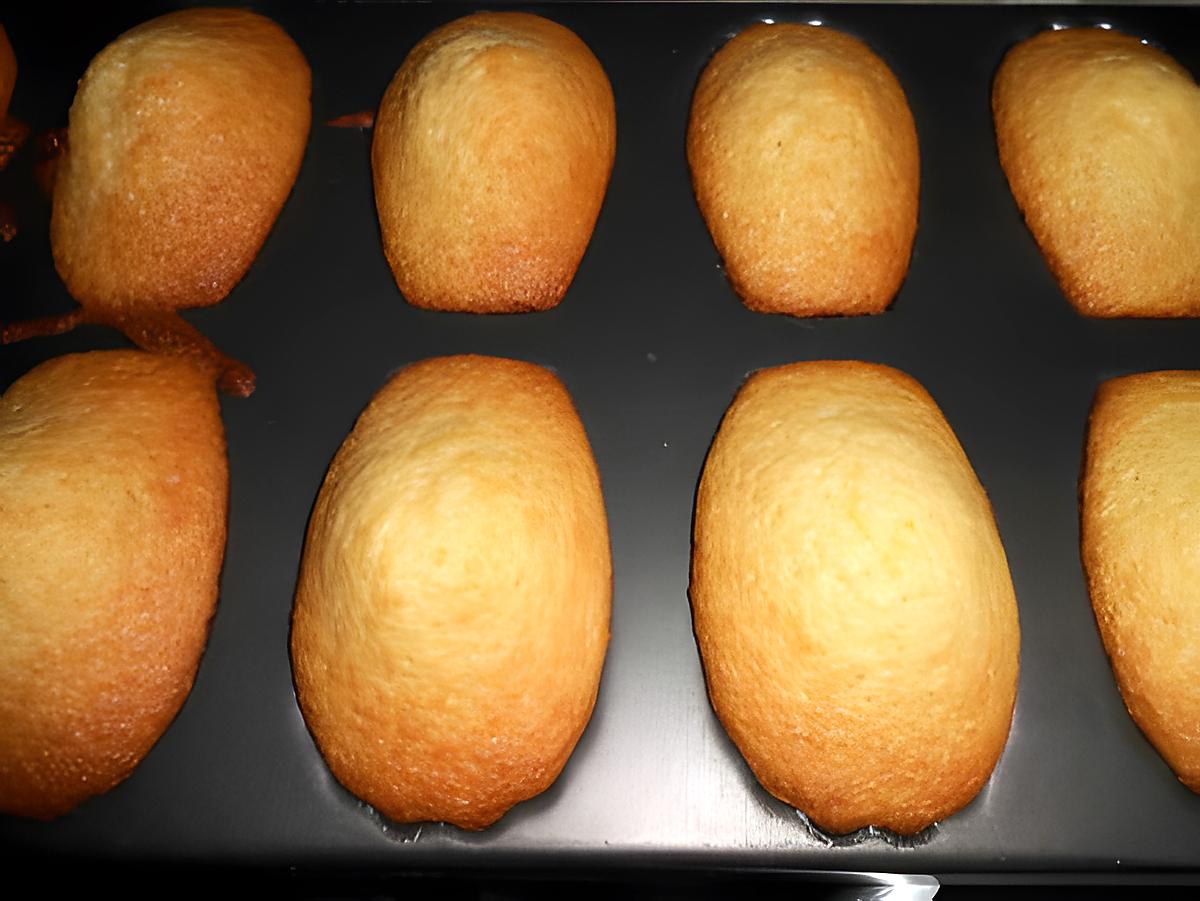 recette Madeleines a l'orange