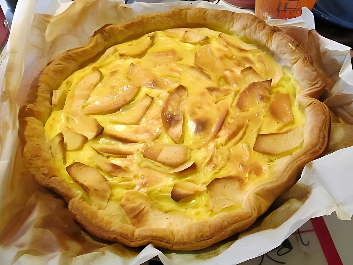 recette TARTE AUX POMMES A L'ALSACIENNE