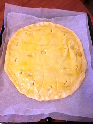 recette Galette à la crème d'amandes