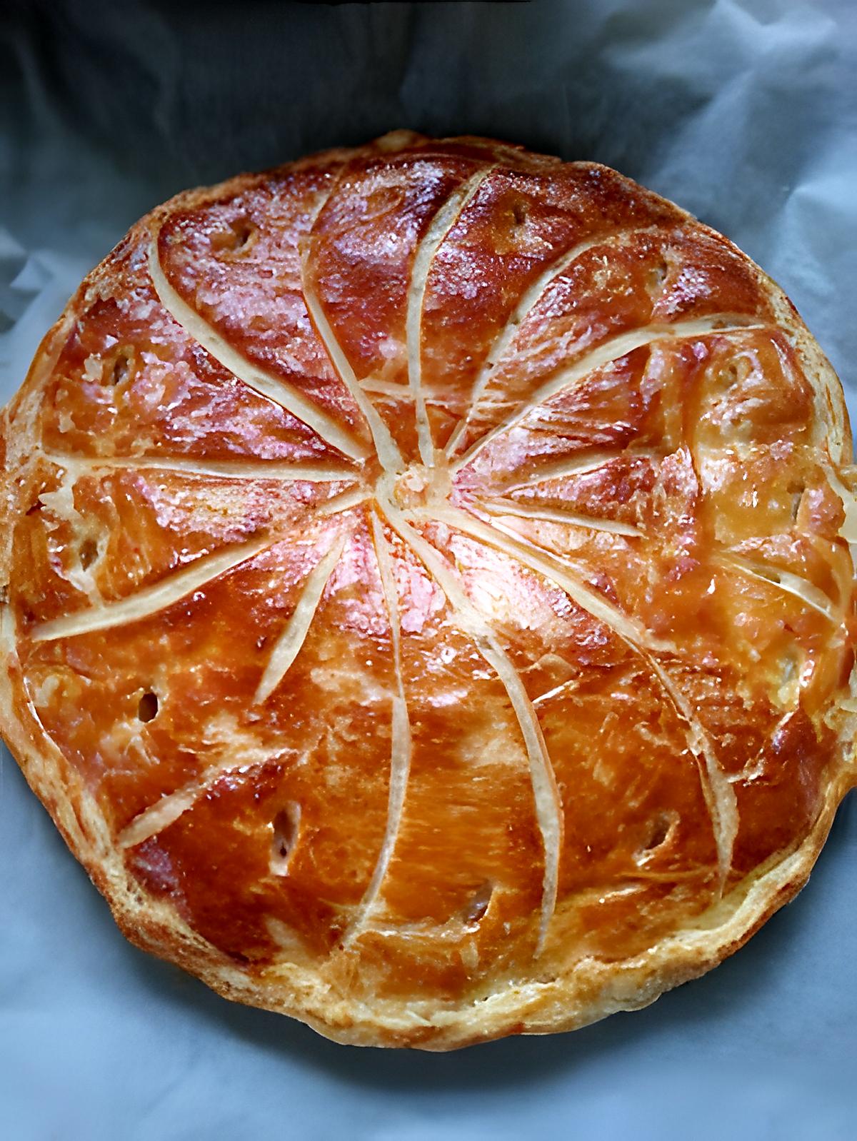 recette Galette à la crème d'amandes