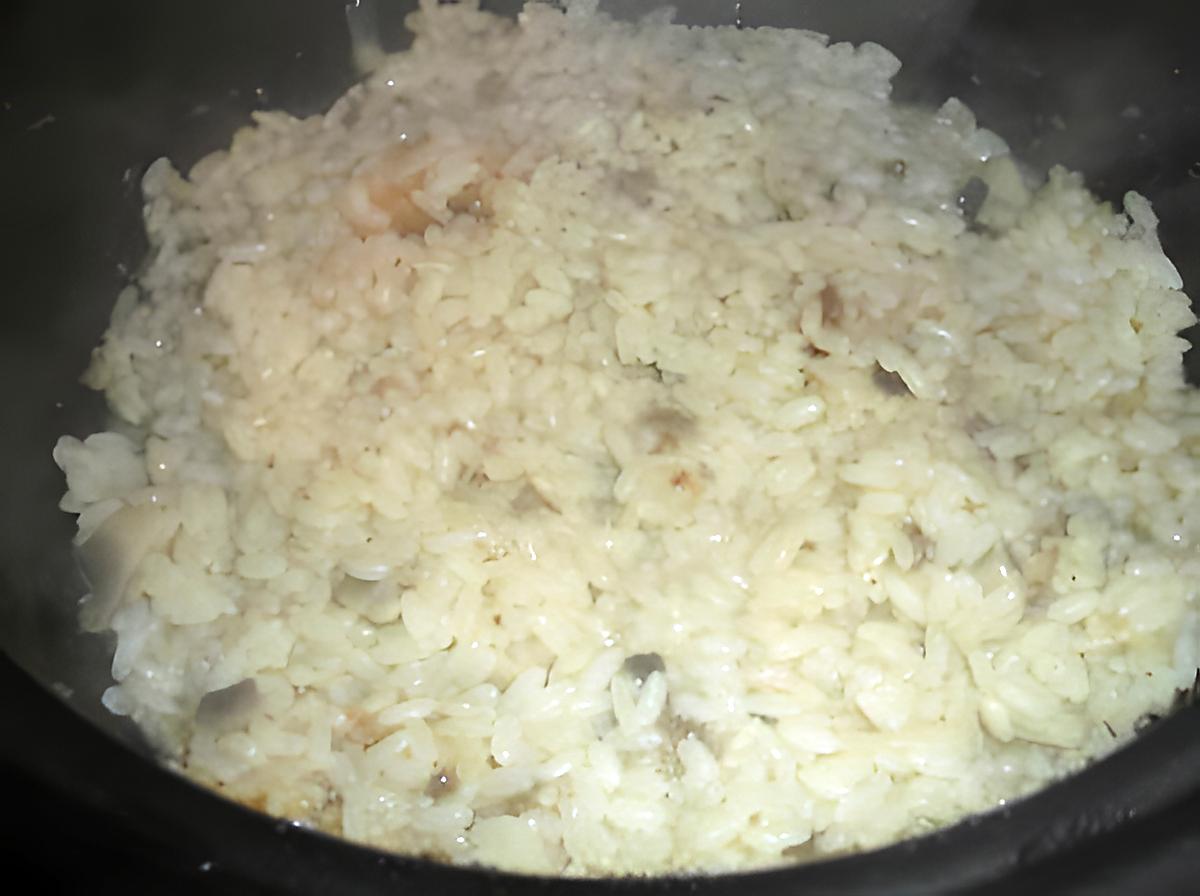 recette Risotto aux champignons