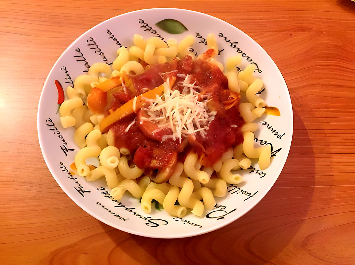 recette Cavatappi du mardi