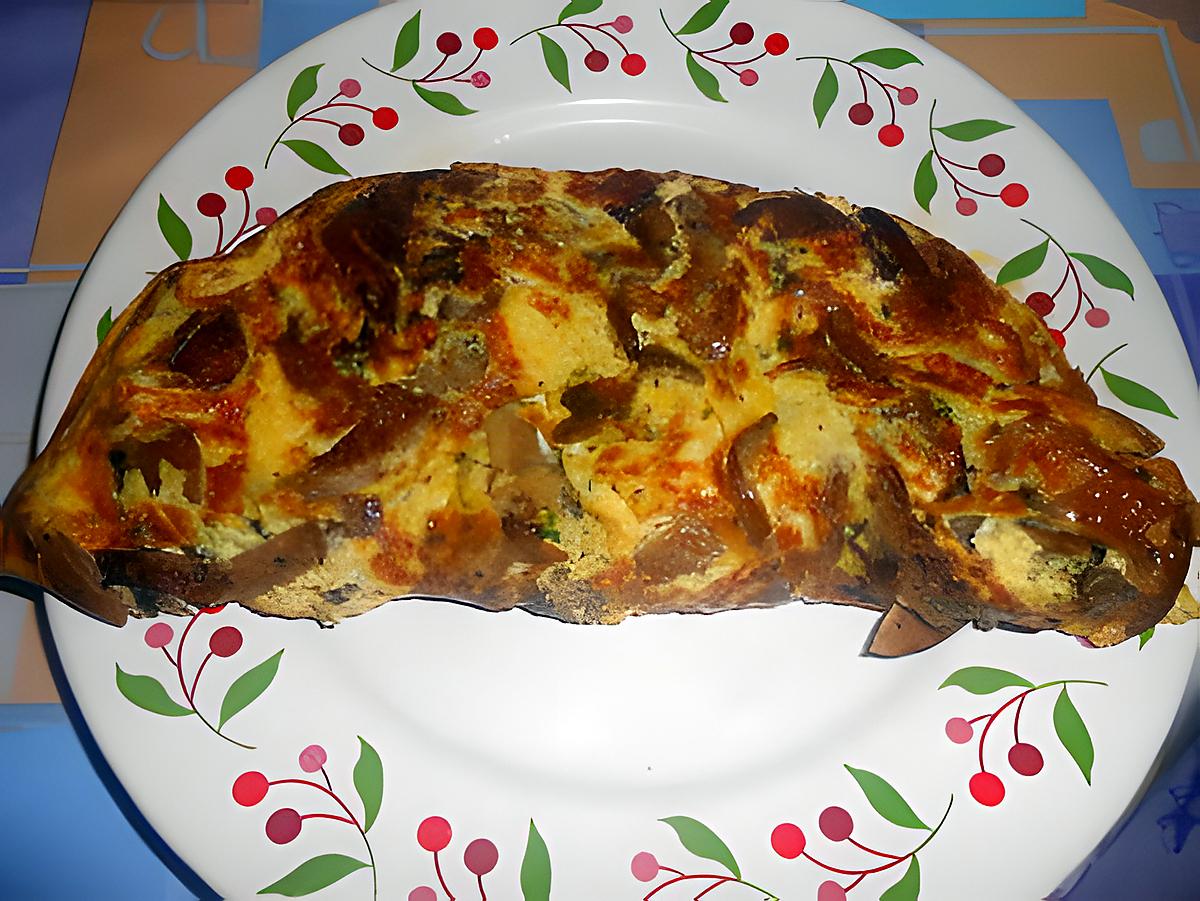 recette OMELETTE  AUX  PLEUROTES