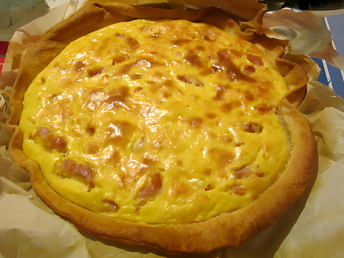 recette QUICHE A LA VACHE QUI RIT