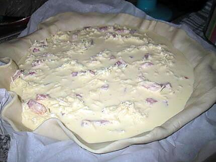 recette QUICHE A LA VACHE QUI RIT