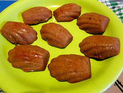 recette MADELEINES AU CHOCOLAT