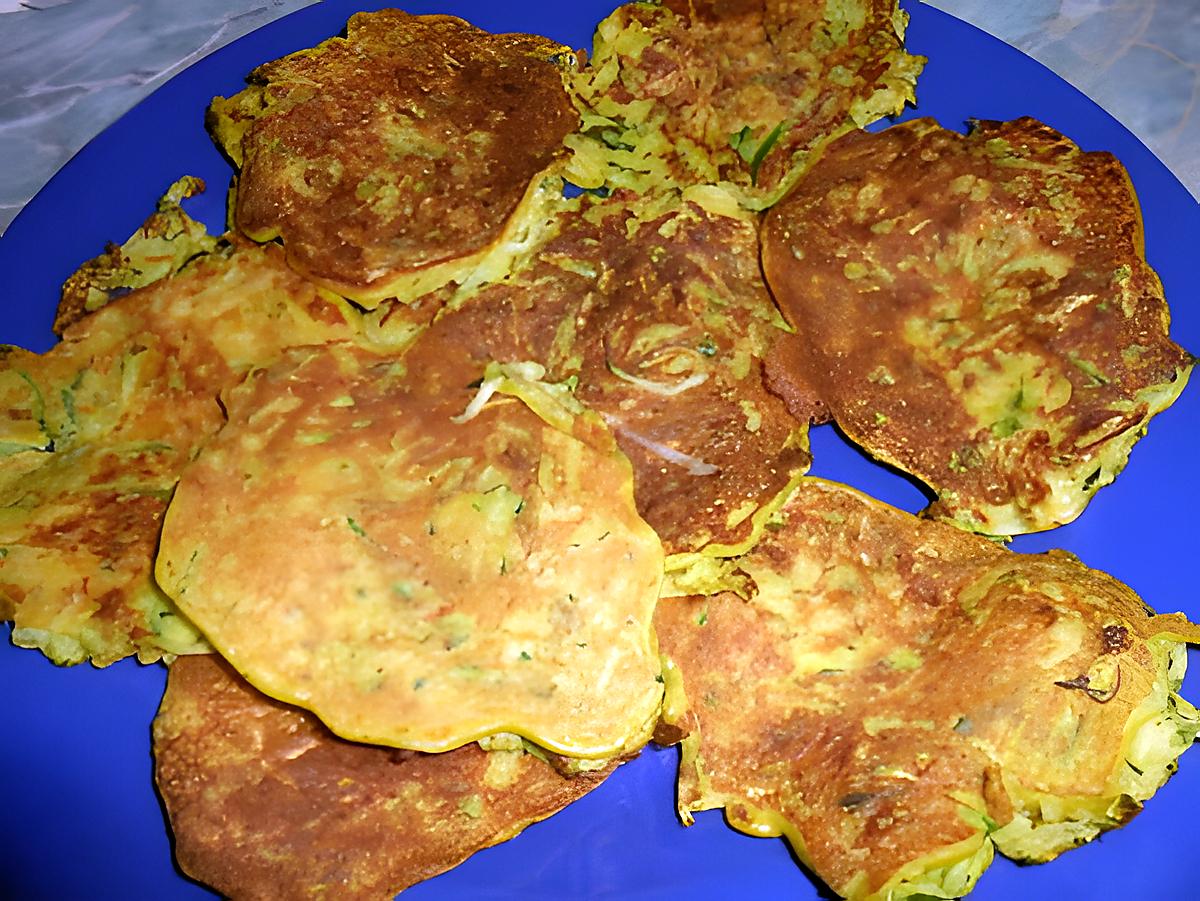 recette galettes de courgettes