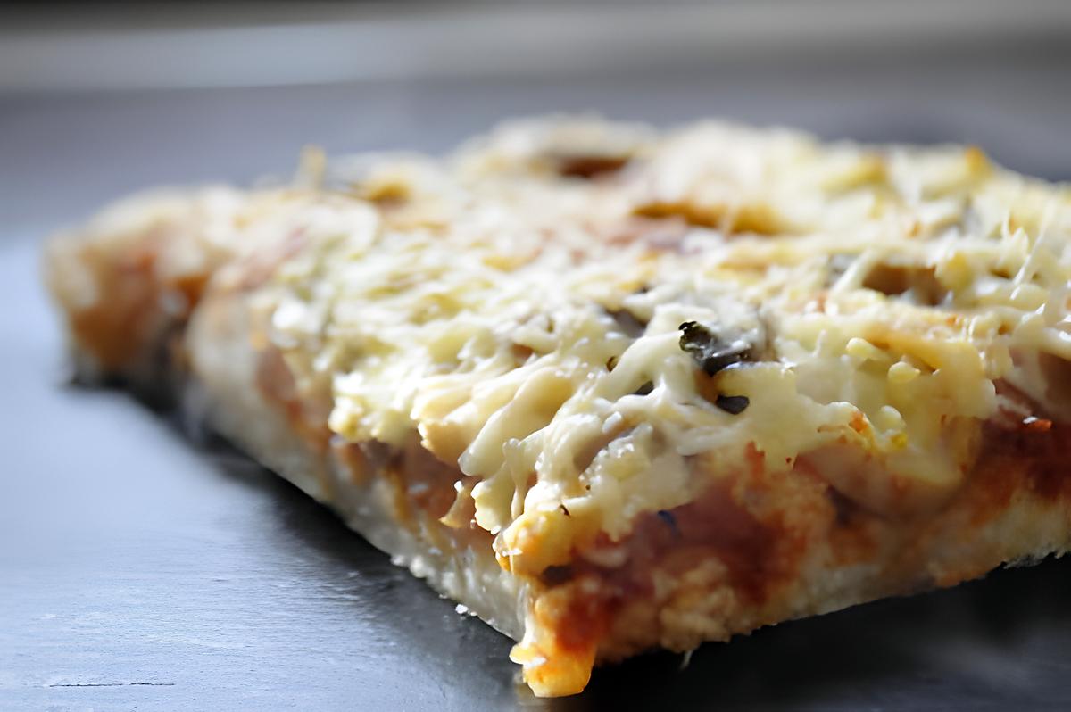 recette Pizza Al Taglio Champignon