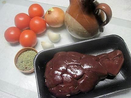 recette Rognon de boeuf aux tomates.