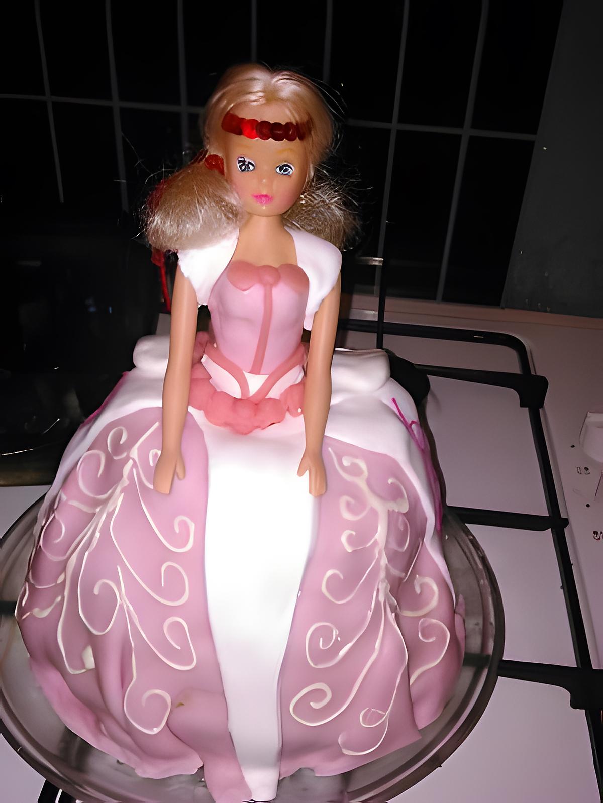 recette Gâteau princesse Barbie 6ans lindsay