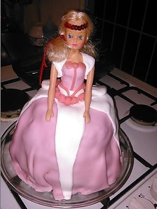 recette Gâteau princesse Barbie 6ans lindsay