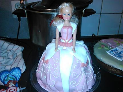 recette Gâteau princesse Barbie 6ans lindsay