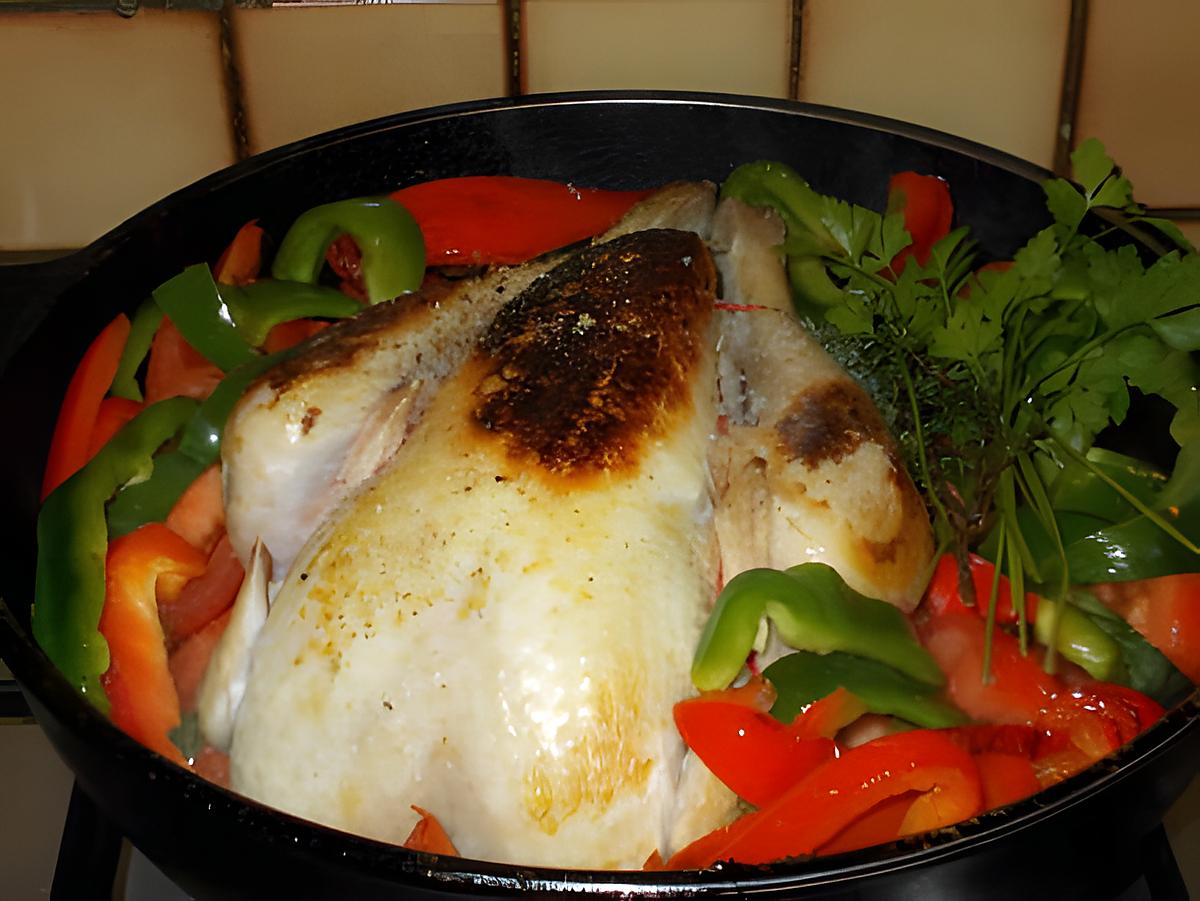 recette Poulet aux légumes