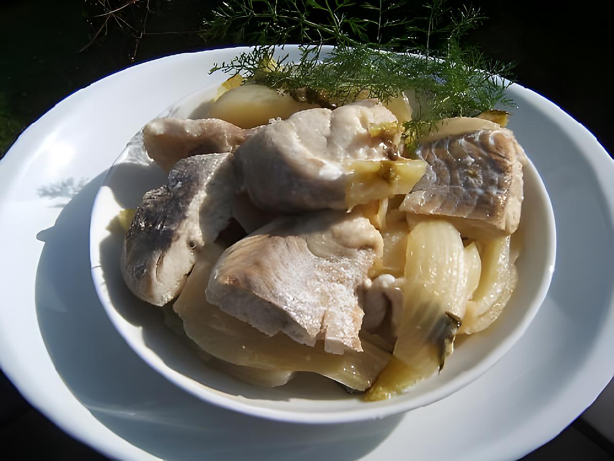 recette Tajine de poisson au fenouil et citron