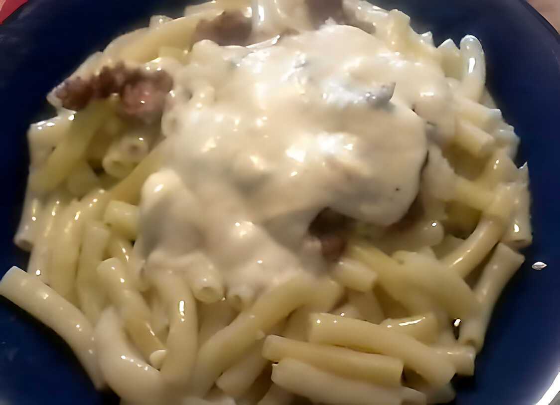 Recette de TAGLIATELLES SAUCE AU CHEVRE