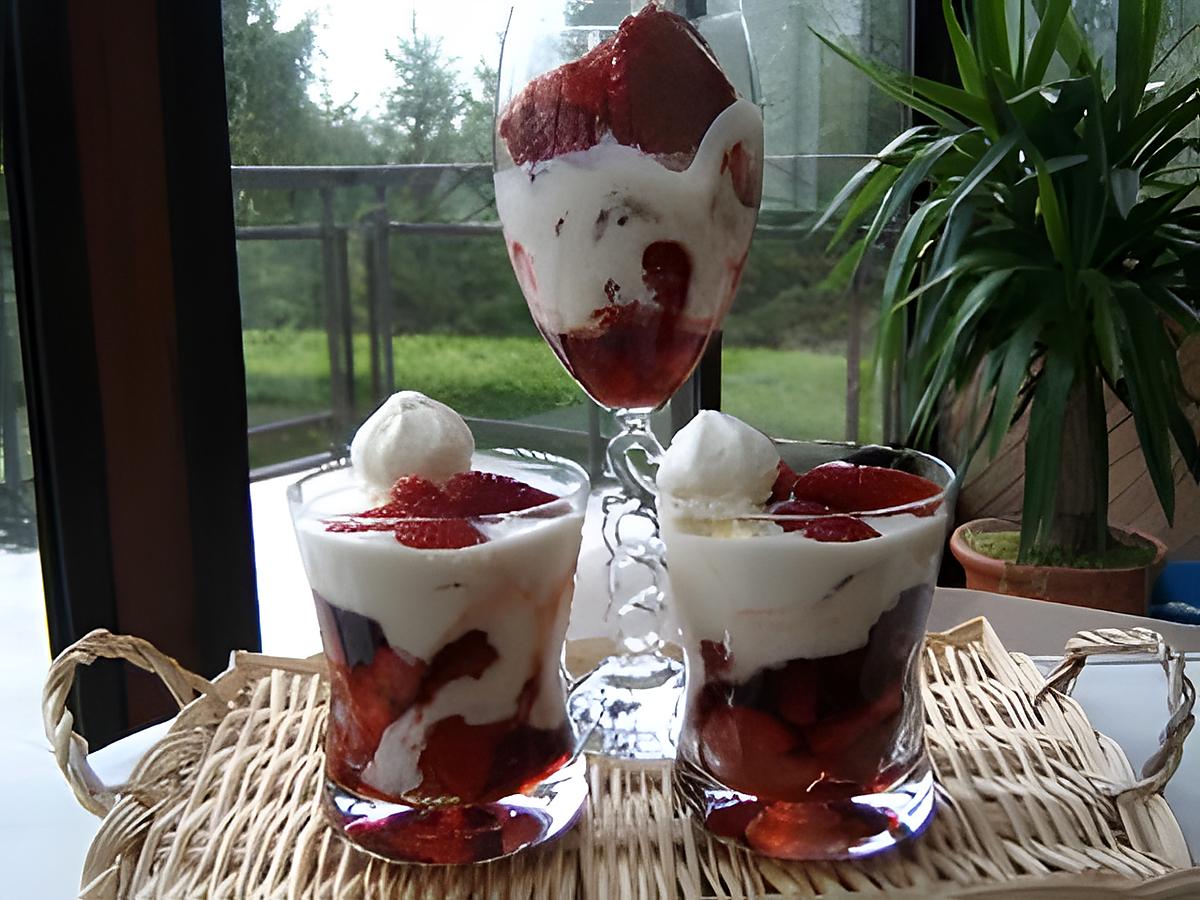 recette Fraises Melba