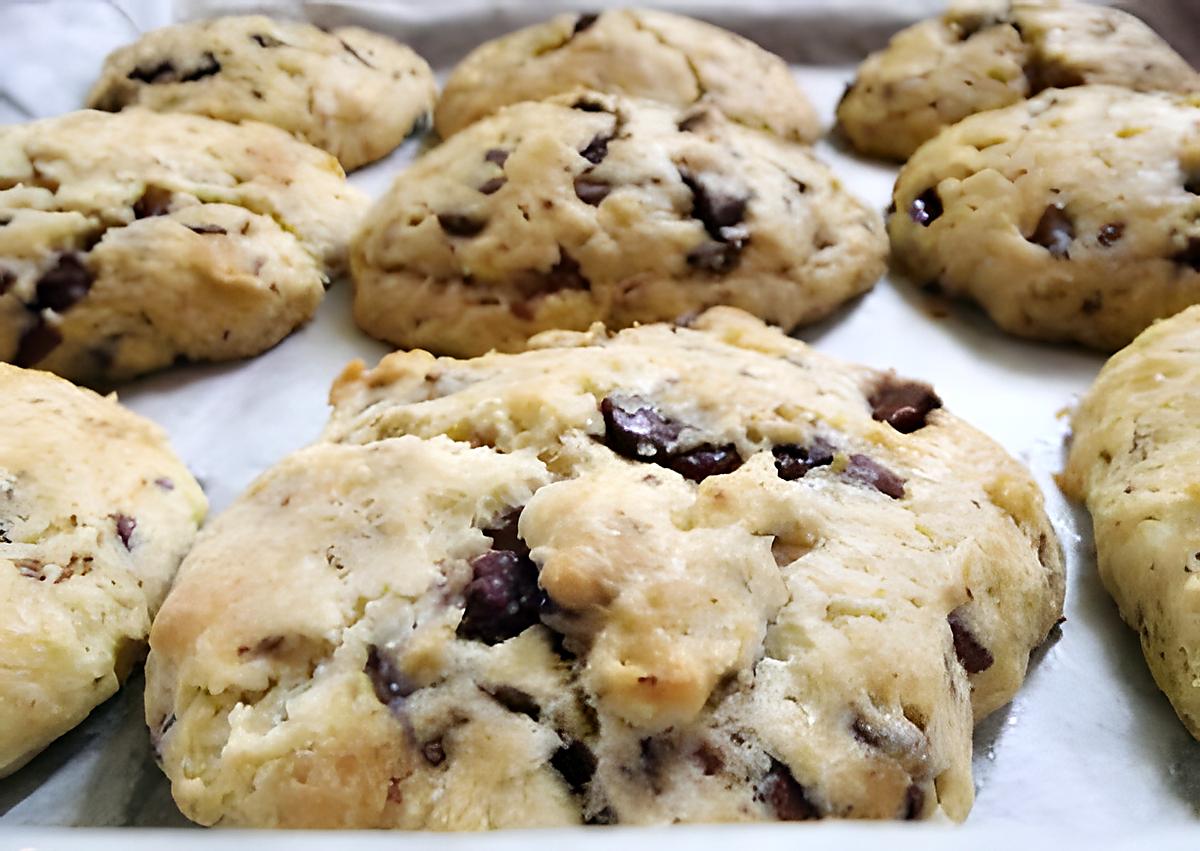 recette COOKIES AU CHOCOLAT AU LAIT