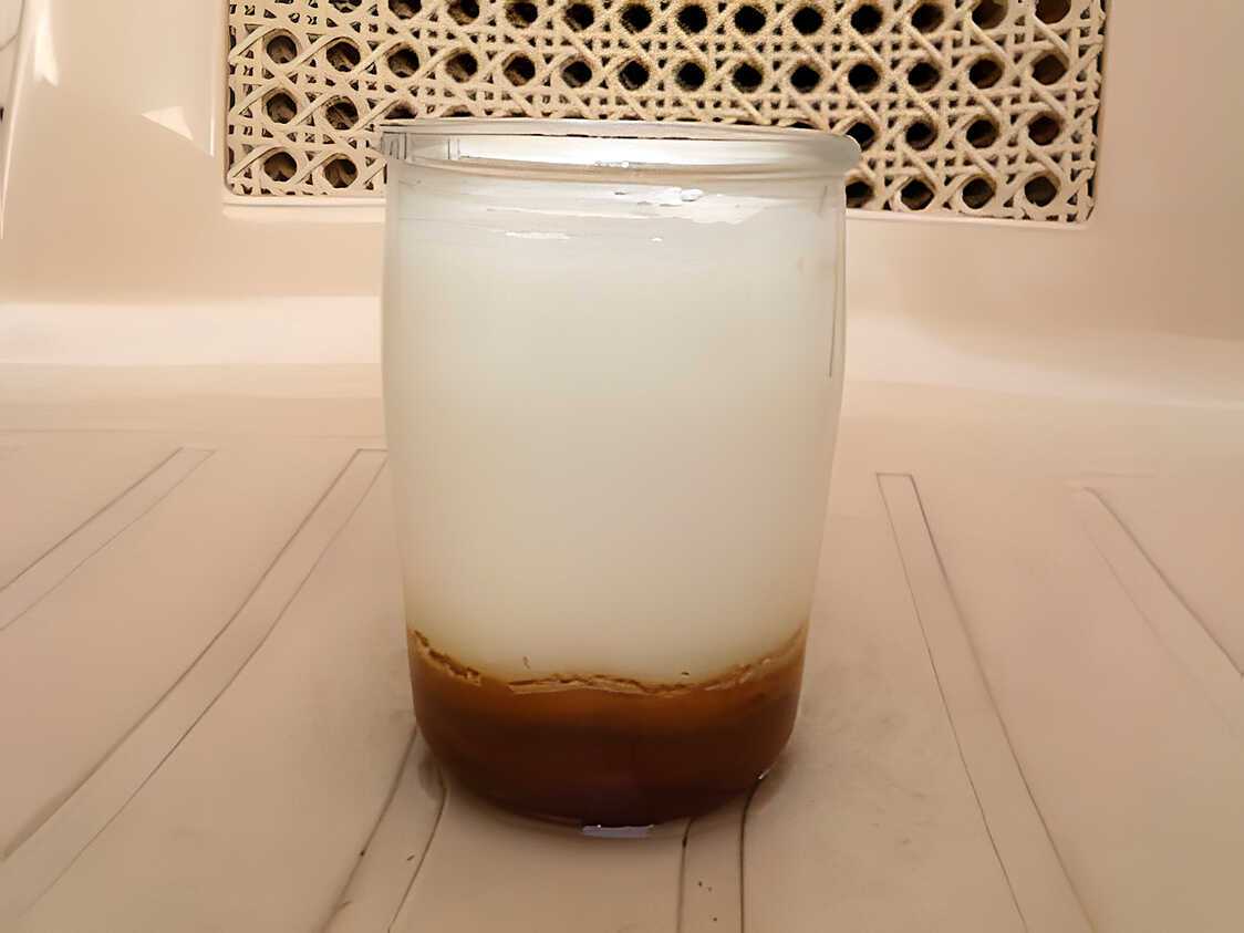 Yaourt sur caramel au beurre salé/spéculoos