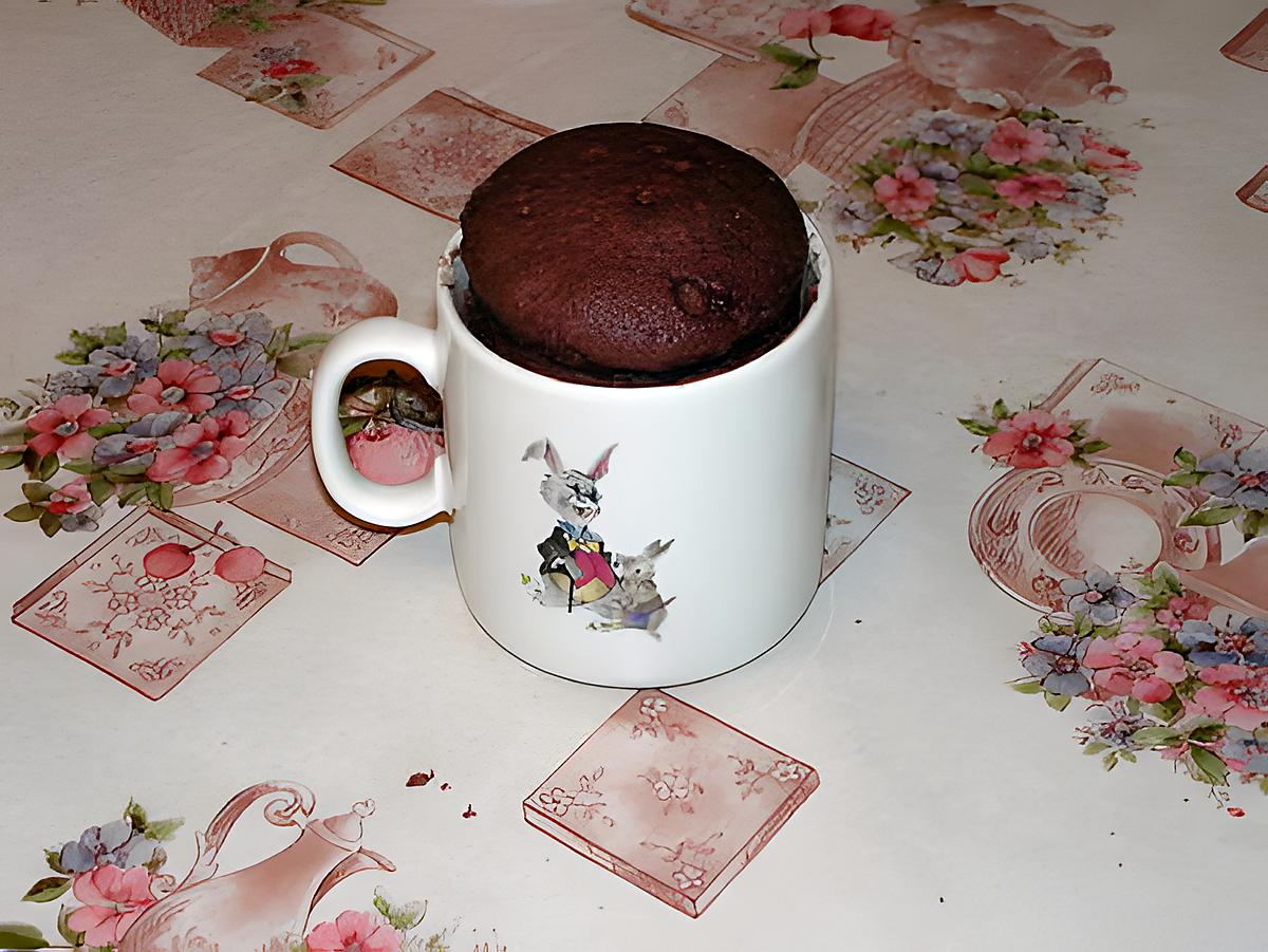 recette mugcake au chocolat