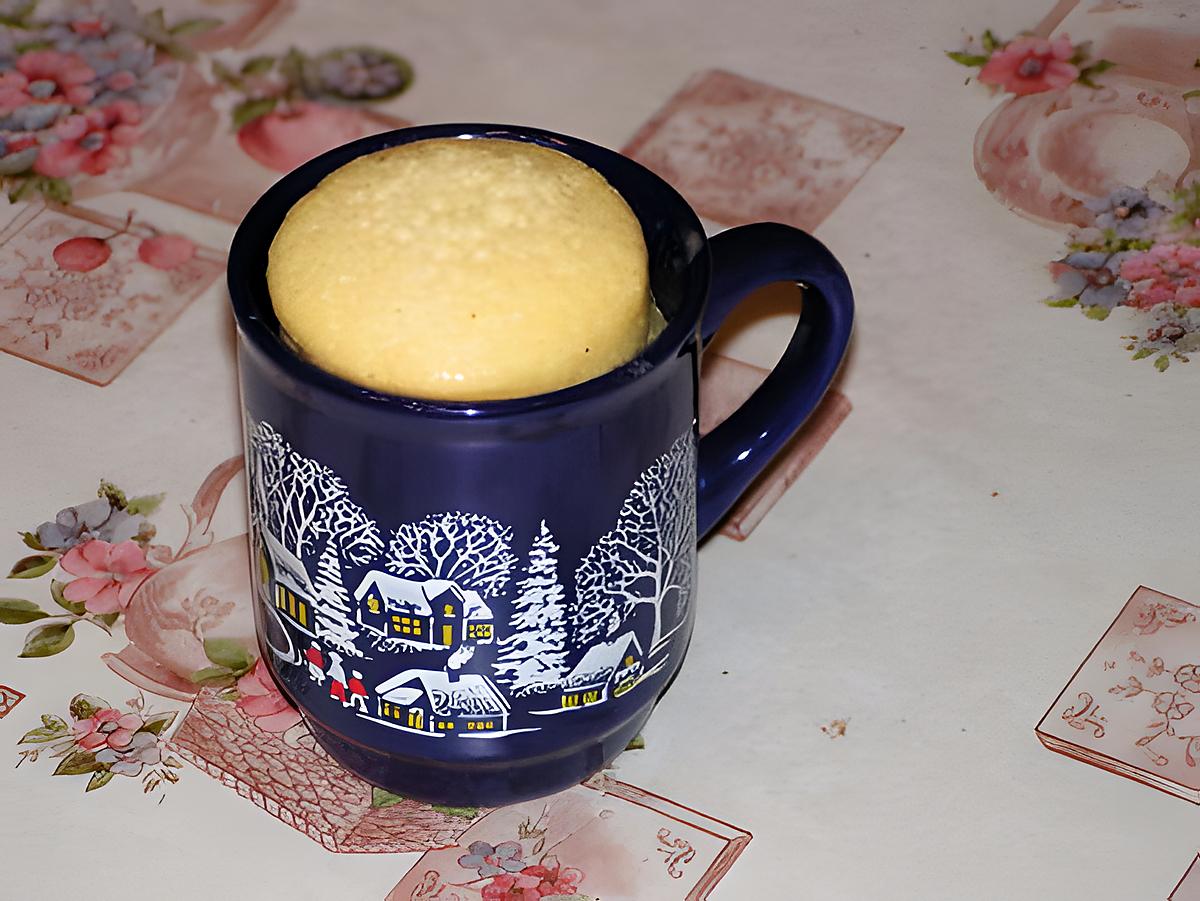 recette Mugcake à la vanille