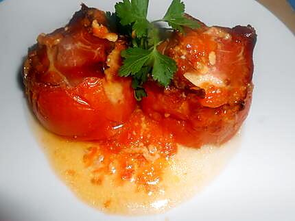 recette MES  PETITES  TOMATES  FARCIES