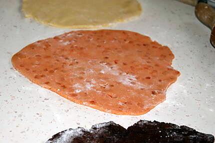 recette Biscuits diamants tricolores