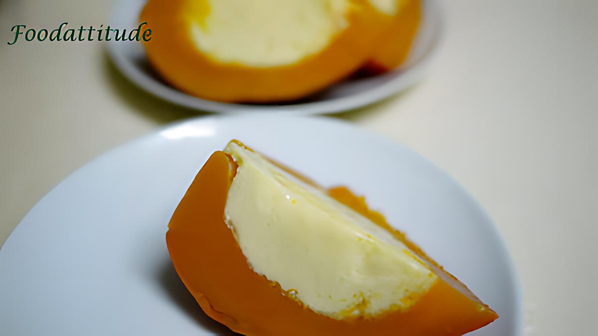 recette Pudding de citrouille au lait de coco