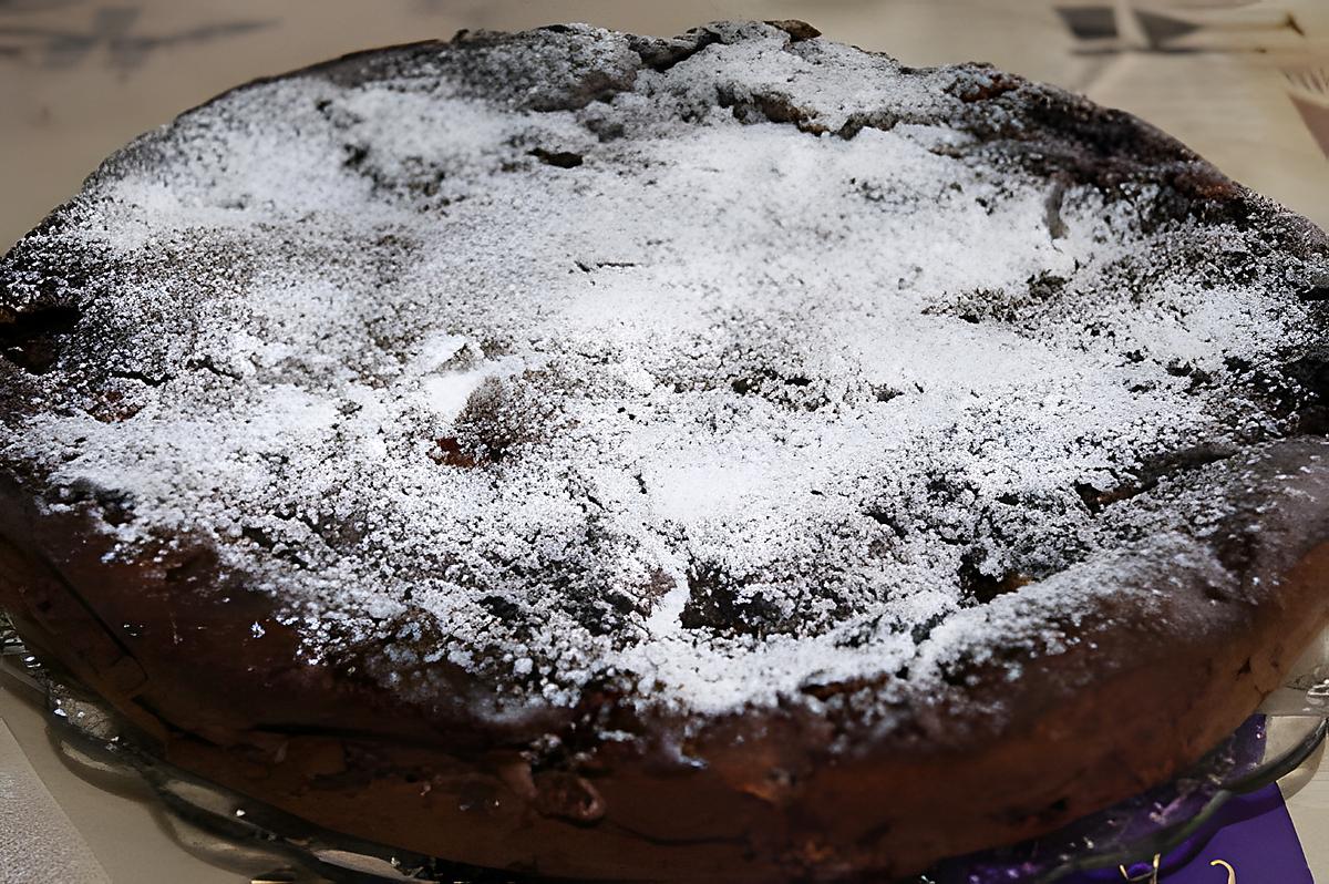 recette Gâteau aux pommes et au cacao