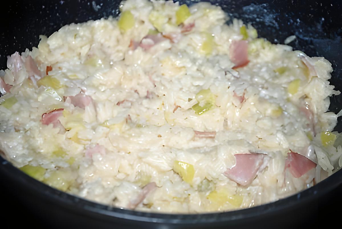 recette risotto aux courgettes et bacon