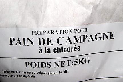 recette Pain de campagne à la chicorée