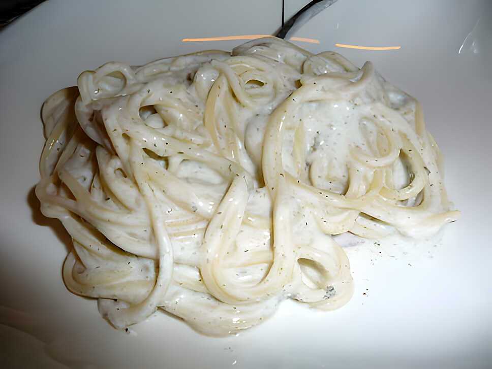 recette Spaghettis au yaourt