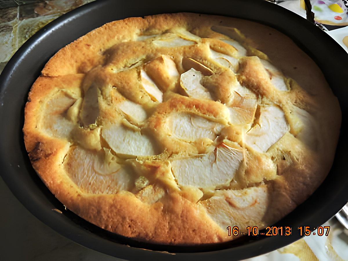 recette GATEAU SOUFLE AUX POMMES