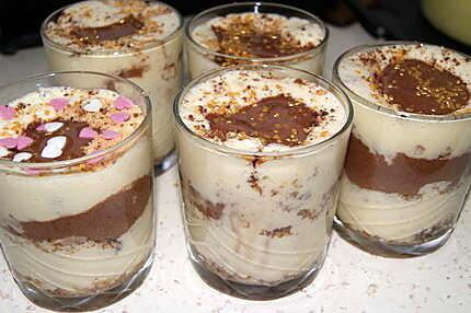 recette Tiramisu aux diamants tricolores