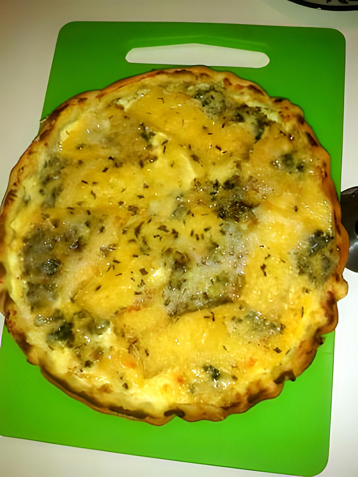 recette tarte aux 4 fromages