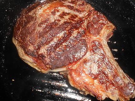 recette Cote de boeuf au four et échalions confits