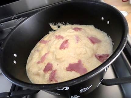 recette Soufflé à la floraline et jambon