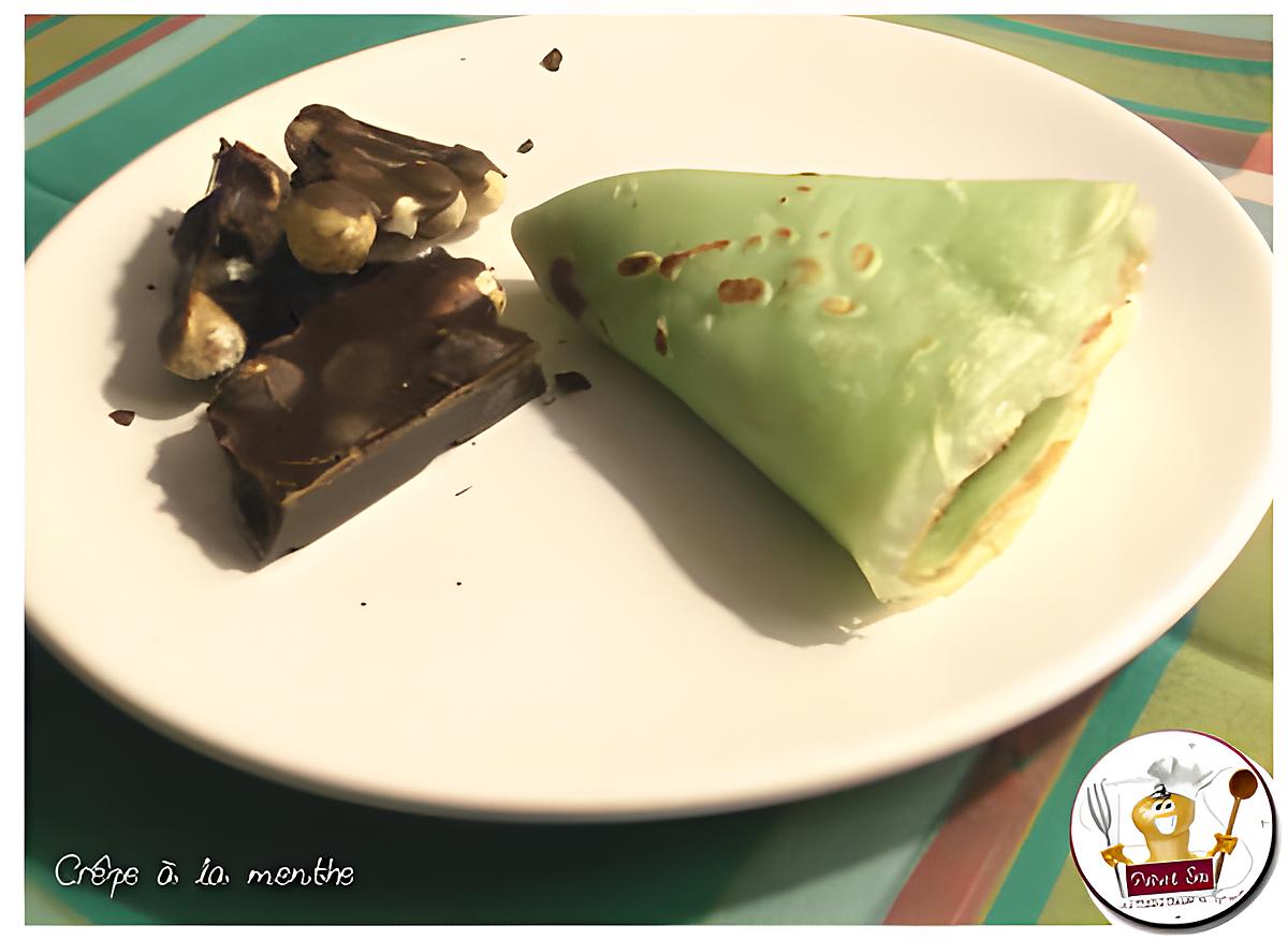 recette Crêpe à la menthe : Spécial chandeleur !