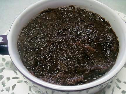 recette Compote de pommes au chocolat et miel.