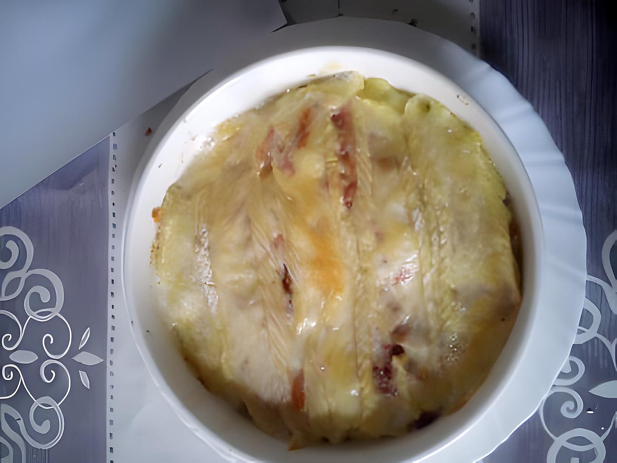 recette Tartiflette sans crème et sans oignon