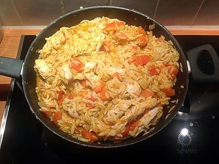 recette Wok de dinde méridional