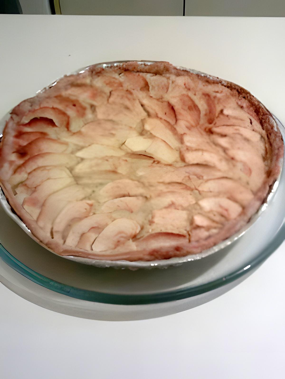 recette tarte au pommes et amande