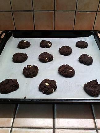 recette Cookies tout choco aux chunks 3 chocolts