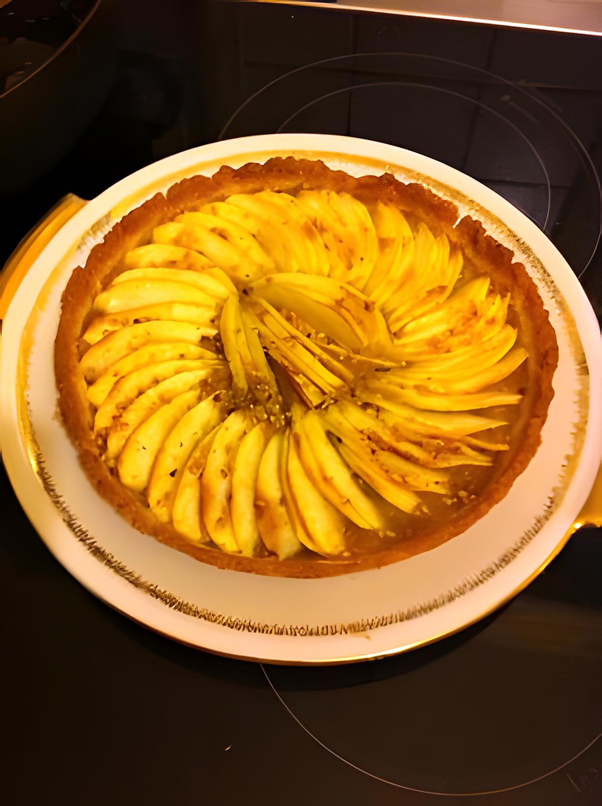 recette Tarte aux pommes à la compote